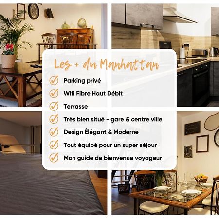 Manhattan Loft - Centre - 5 Mn A Pied Gare - Parking Prive - Patio Troyes Buitenkant foto