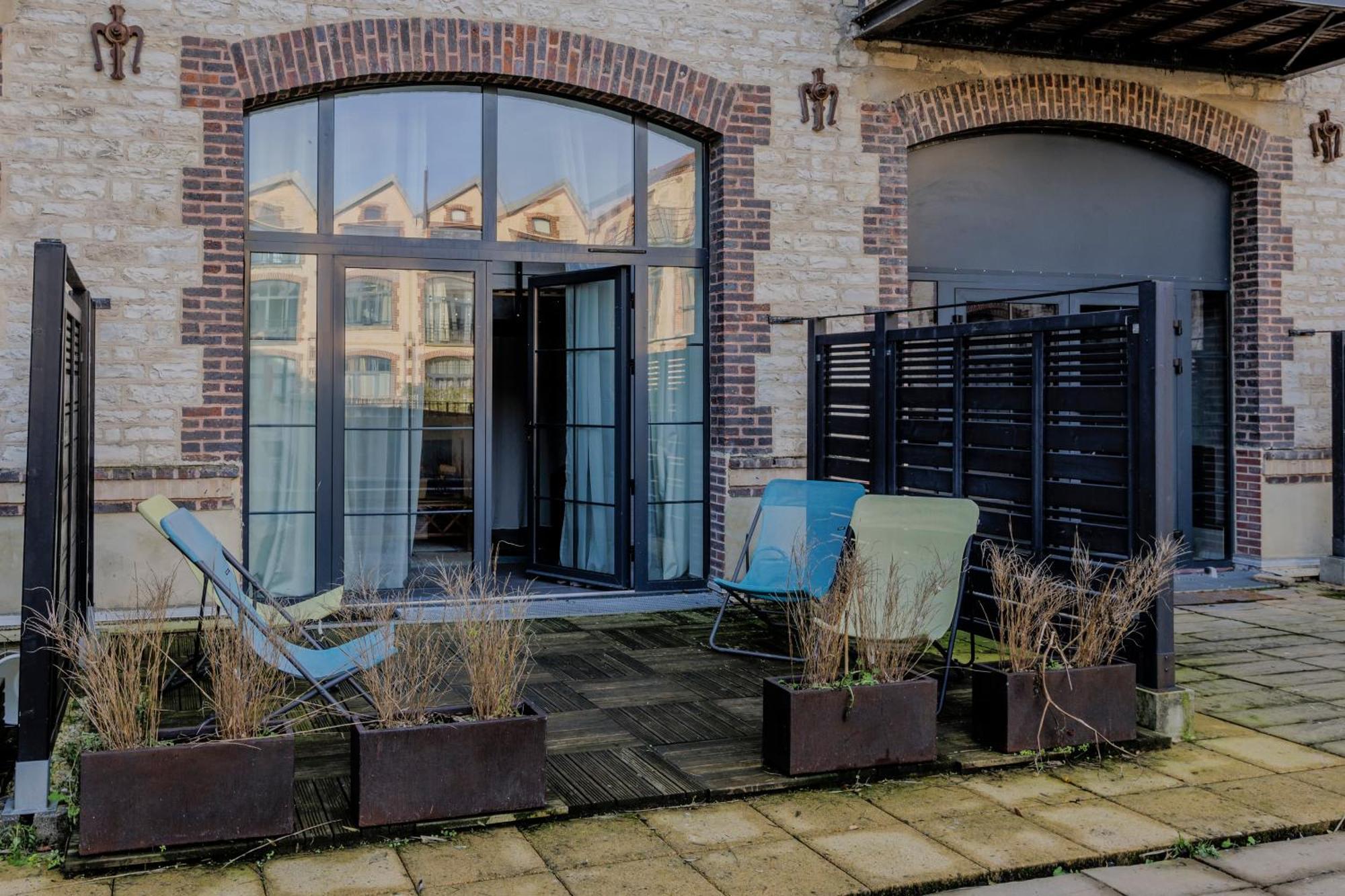 Manhattan Loft - Centre - 5 Mn A Pied Gare - Parking Prive - Patio Troyes Buitenkant foto
